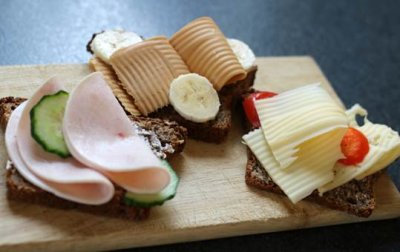 Helt frokostbrød på lyst eller grovt brød