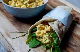 Wrap med kylling/karri/grønnsaker